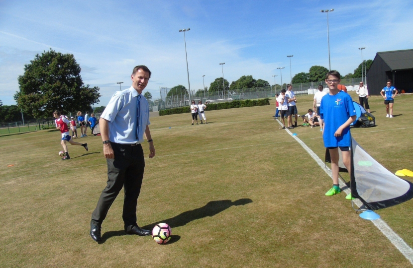 Jeremy Hunt Football