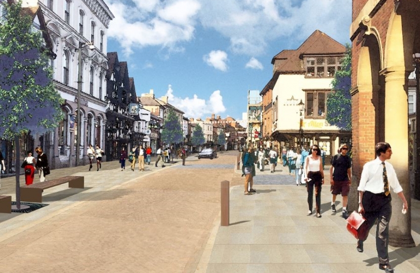 Artist's impression of what Farnham could look like