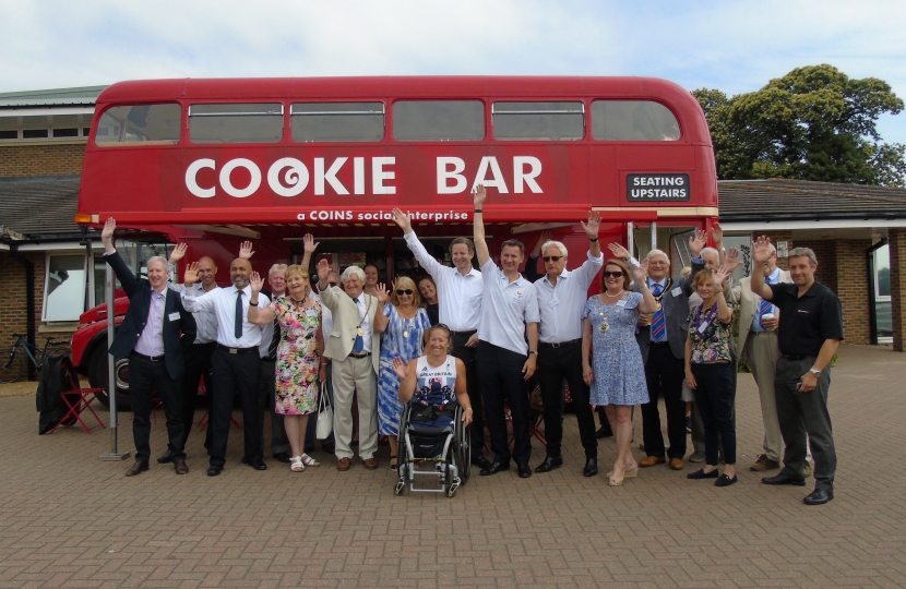 Cookie Bar Bus at the Para Games