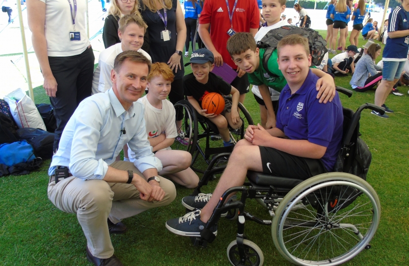 Jeremy Hunt & Para Games