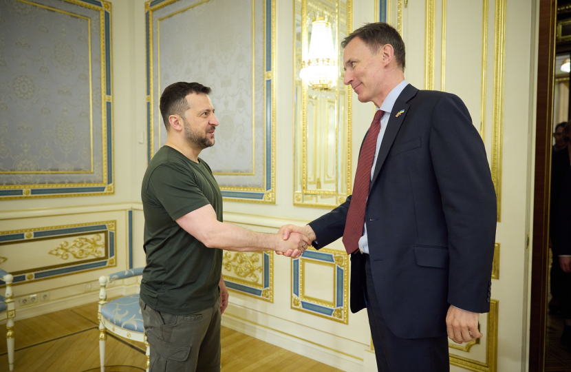 Chancellor Jeremy Hunt visits Kyiv
