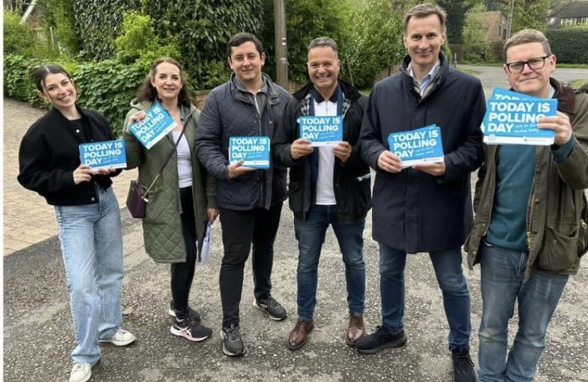 Canvassing with the team in support of fantastic candidate for Witley and Milford, Gary Hudson.