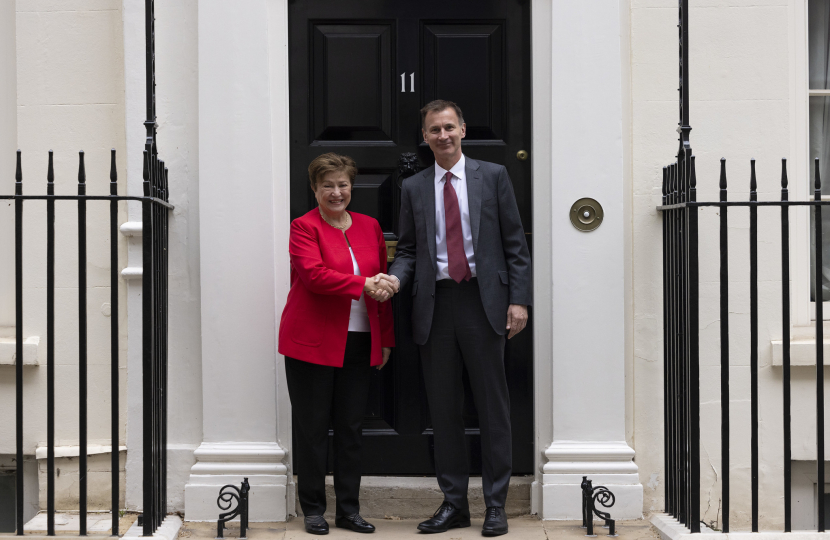 The Chancellor meets with International Monetary Fund MD Kristalina Georgieva