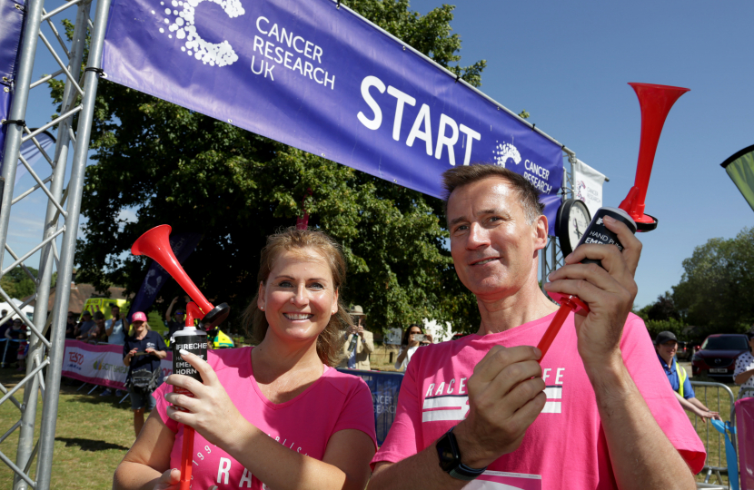 Jeremy Hunt and Angela Richardson