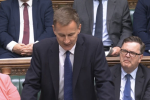 Jeremy Hunt in the House of Commons 