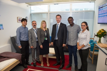 Jeremy Hunt MP - Surrey University Visit