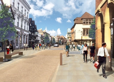 Artist's impression of what Farnham could look like