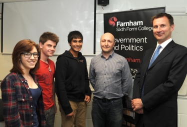 My visit to Farnham College 