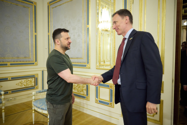 Chancellor Jeremy Hunt visits Kyiv