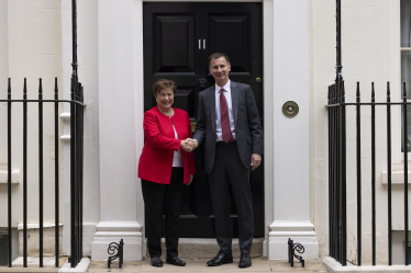 The Chancellor meets with International Monetary Fund MD Kristalina Georgieva