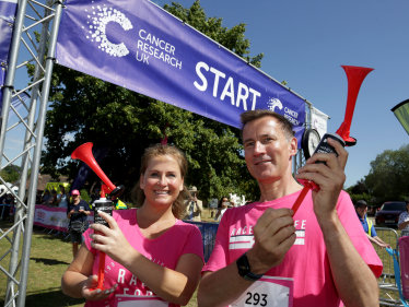 Jeremy Hunt and Angela Richardson